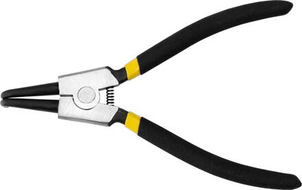 Klieste Strend Pro P0182D 180 mm, na poistné krúžky, ohnuté