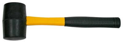 Kladivo Strend Pro HM211 340 g, gumové, BlackHead, kov/TPR