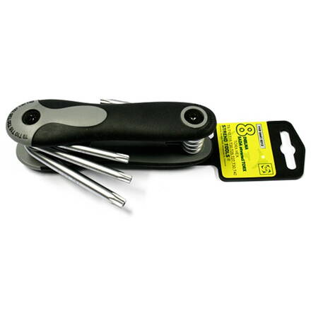 Sada kľúčov Strend Pro HK0208, 08 dielna, Torx, sklápacia, zástrčná