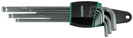 Sada kľúčov whirlpower® 158-0109, 9 dielna, Hex, Ballpoint