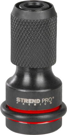 Adaptér Strend Pro Premium, rázový, Cr-Mo, z 1/2" na 1/4"