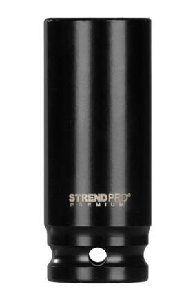 Nadstavec Strend Pro Premium, rázový, predĺžený, 1/2", 6-hran, CrMO, 22 mm