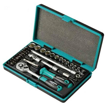 Sada hlavic whirlpower® 1612-1542S, 42 dielna, 1/4"