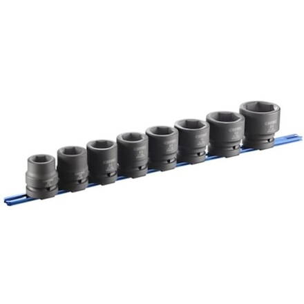 Sada hlavic Expert E041647, CrMo, 1", 8 diel.