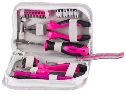 Sada náradia LADIES SET12, 23 dielna, pink/ružová
