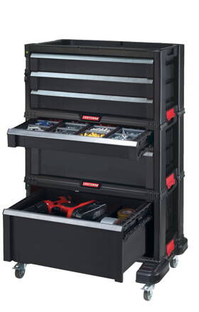 Box Keter® 17201228, TOOL CHEST SET, 6 zásuviek, 56x75x29 cm, na náradie