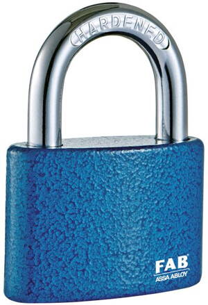 Zamok FAB 30H 63 mm, visiaci, 3 kľúče, Hardened