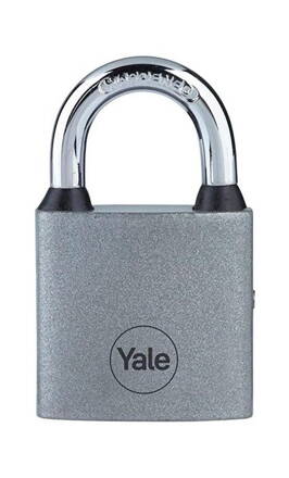 Zámok Yale Y111S/32/116/1, visiaci, železný, strieborný, 32 mm, 3 kľúče