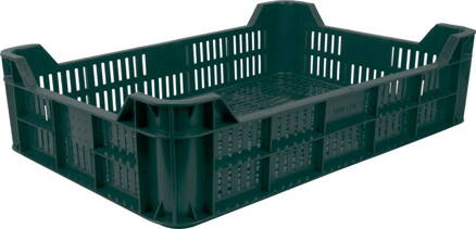 Prepravka M10, 21 lit., max. 10 kg, 600x400x150 cm, perforovaná, PE