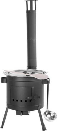 Súprava kotlová Partyset, zabíjačková, komplet, guľášová, 22 lit. kotlík, s naberačkou, pokrievkou a varechou