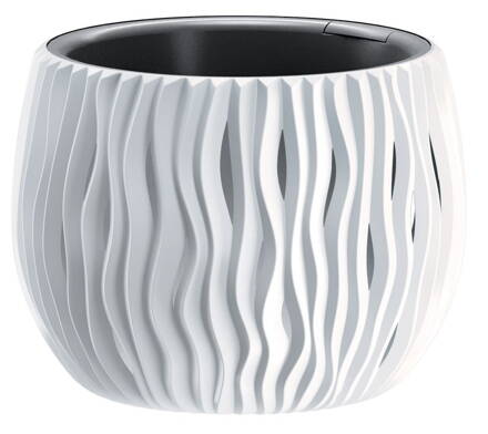 Kvetinac SANDY Bowl 240, 238x161 mm, sivý