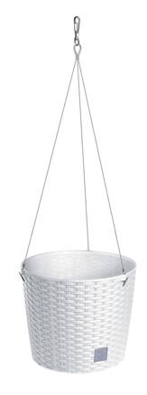 Kvetinac Rato Round WS 260, biely