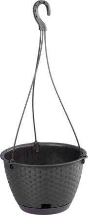 Kvetinac RATOLLA Round W 240, hnedý