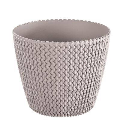 Kvetinac Splofy 218/184 mm, 5.0 lit, mocca