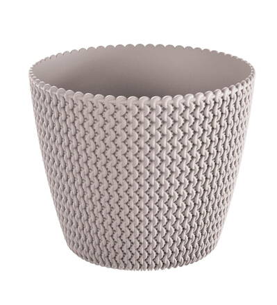 Kvetinac Splofy 218/184 mm, 5.0 lit, mocca