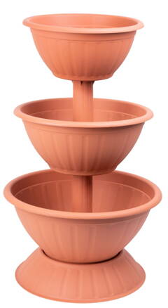 Kvetinac Strend Pro PYRAMID, 82 cm, terracotta