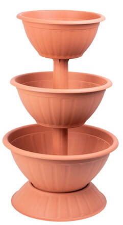 Kvetinac Strend Pro PYRAMID, 79 cm, terracotta