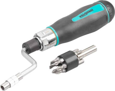 Skrutkovac whirlpower® 96-7914, SpeedyDriver, 1/4", 12 bitov