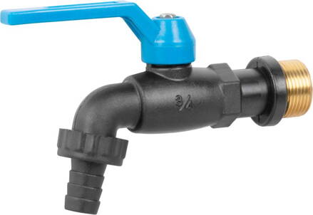 Ventil Strend Pro, záhradný, čierny, G3/4", nylon