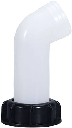 Výpust Strend Pro, predĺžovací, 145 mm, na IBC nádrž, PVC