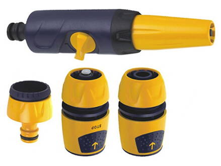 Sada spojok DY8025L, spojka 1/2", 3/4", dýza