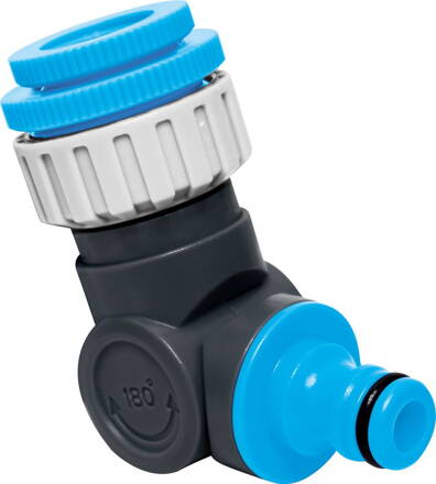 Adapter AQUACRAFT® 550342, 1/2"-3/4"-1", 360, 180, samec