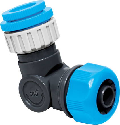 Adapter AQUACRAFT® 550345, 1/2"-3/4"-1", 360, 180, 3/4"