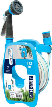 Navijak AQUACRAFT® 990490, hadica 3/8", 10 m, pištoľ X7