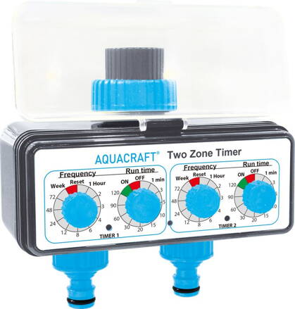Casovac AQUACRAFT® 290160, 3/4", TwoZone, 2xAA