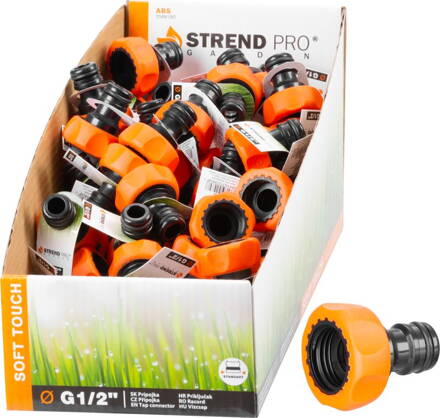 Prípojka Strend Pro, G1/2", na vodovodný kohútik, soft touch, DisplayBox 80 ks