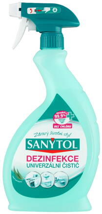Dezinfekcia Sanytol, univerzálny čistič, sprej, eukalyptus, 500 ml