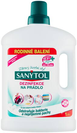 Dezinfekcia Sanytol, na bielizeň, 1,5 l