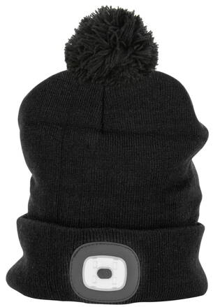 Čiapka Strend Pro Wahoo čierna L, 4x SMD LED, 60 lm, s brnbolcom