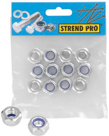 Matka Strend Pro PACK DIN 985 Zn M10, samoistiaca, poistná, bal. 12 ks