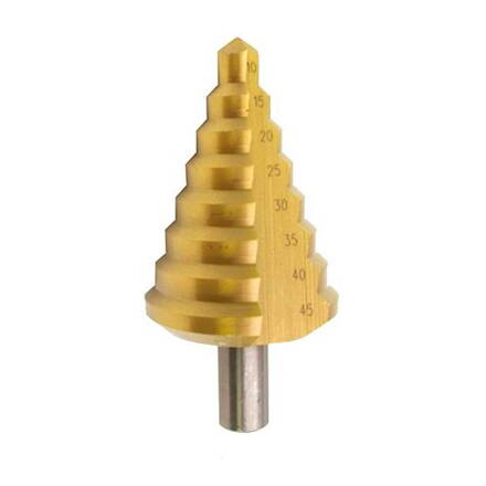 Vrtak STREND PRO SD41, 10-45 mm, TiN, HSS, stupňovitý