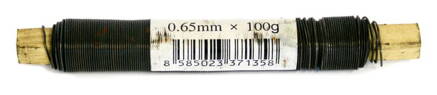 Drot GreenYard 0,65 mm, 100 g, PVC čierny