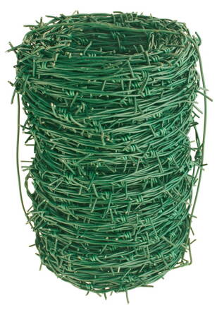 Drot Barwire Pvc 2,10 mm, L-050 m, ostnatý