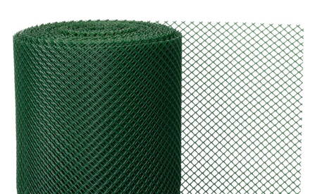 Pletivo Alpinet.DBG 1000/10 mm, L-25 m, oko, čierne/zelené, plast