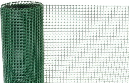 Pletivo ECONOMY 5, 1000/10x10 mm, štvorcový vzor, 300g/m2, zelené, celoplastové, bal. 10 m