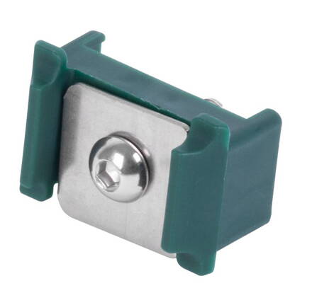 Uchytka EUROSTANDARD 60x40 mm, na panel, antracit, bal. 10ks