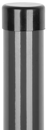 Stlpik METALTEC 48/1,50/1750 mm, antracit, Zn+PVC, čiapočka, RAL7016