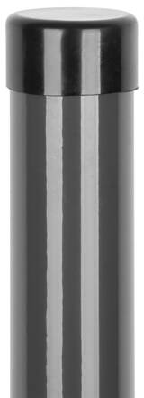 Stlpik METALTEC 48/1,50/2500 mm, antracit, Zn+PVC, čiapočka, RAL7016