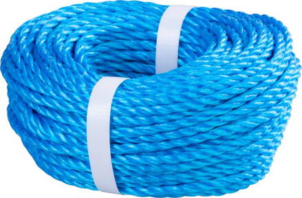 Lano Strend Pro Premium, PP, 4 mm, šnúra, stáčané, modré, L-30 m