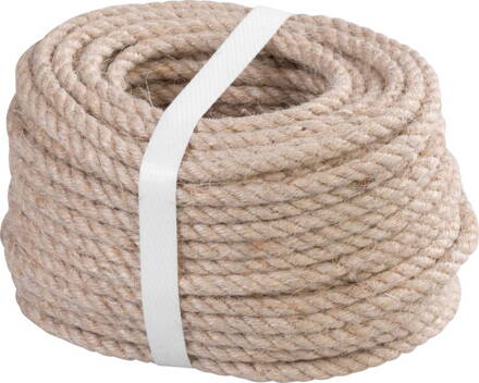 Lano Strend Pro Premium, jutové, prírodné, šnúra, 5 mm, stáčané, L-20 m