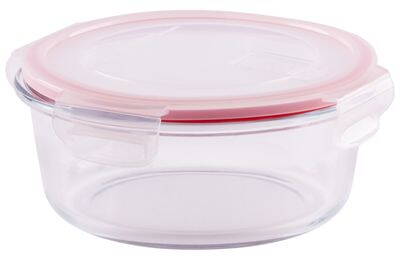Doza MagicHome BSG3, 0950 ml, 17x7 cm, okrúhla, borosilikátové sklo/PP