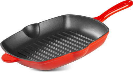 Panvica MagicHome Castora line, grilovacia, smaltovaná liatina, 270x270x45 mm