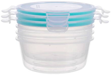 Dóza MagicHome Lunchbox set YH371, sada 3 ks,  700 ml, 145x145x75 mm, okrúhla, Clip