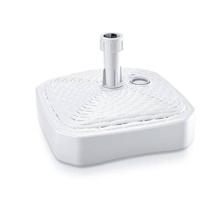 Stojan MPKR, biely, 390x390 mm, na plážový slnečník/dáždnik