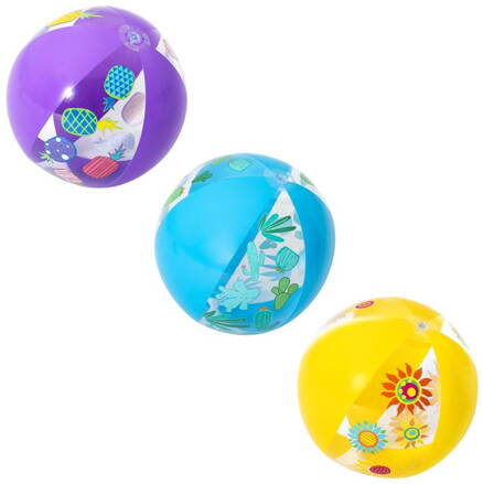 Lopta Bestway® 31036, Designer Beach Ball, nafukovacia, do vody, detská