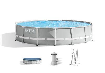 Bazén Intex® Prism Frame Premium 26724, filter, pumpa, rebrík, krycia plachta, spodná plachta, 4,57x1,07 m